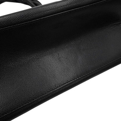 Chanel Shoulder Bag Caviar Leather Black — view 8