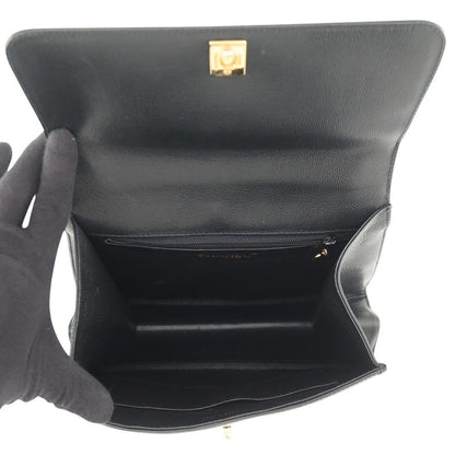 Chanel Shoulder Bag Caviar Leather Black — view 5