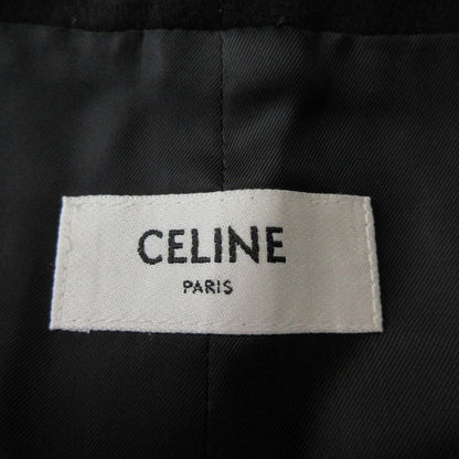 Celine Cashmere Flannel Gilet Vest 36 Black — view 4