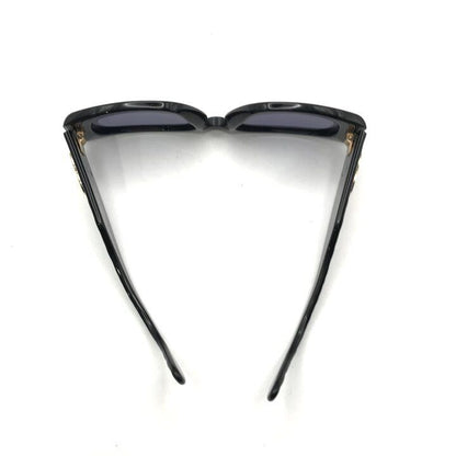 Chanel CC Logo Quilted Sunglasses Eyewear Black — view 7