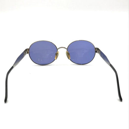 Chanel Logo Sunglasses Eyewear Blue Silver — view 4