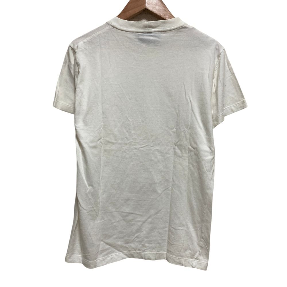 Saint Laurent Cassandra Logo Short Sleeve T-Shirt XS White — view 2