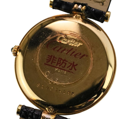 Cartier Vendome 18K 750 Trinity LM Quartz Watch Dial White Black — view 3