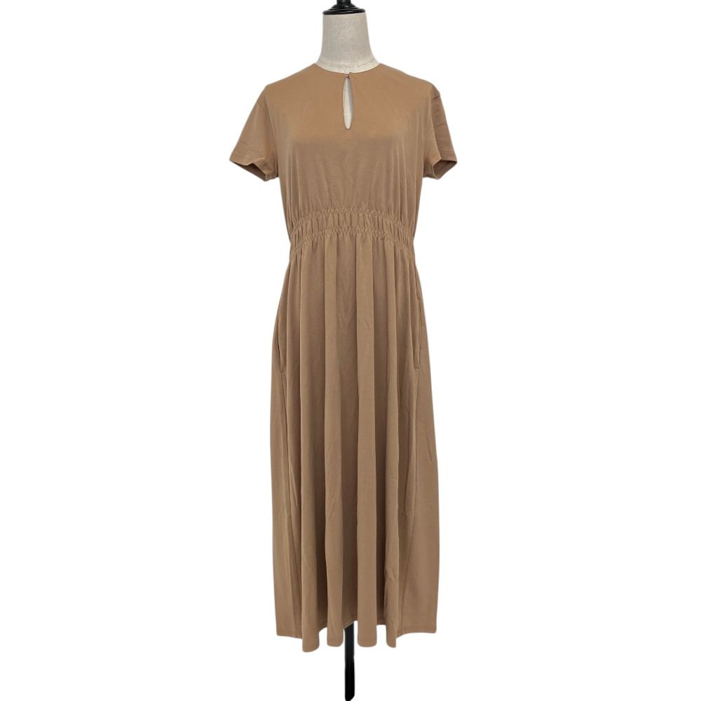 Max Mara MM by Cannon Modal Blend Dress L Beige
