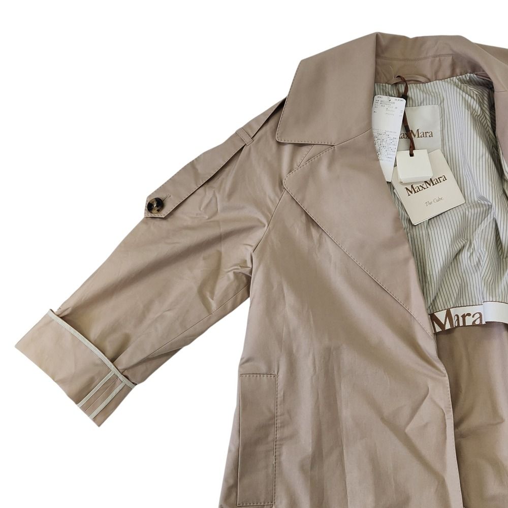 Max Mara the Cube Oversize Trench Rain Coat 36 Beige — view 7