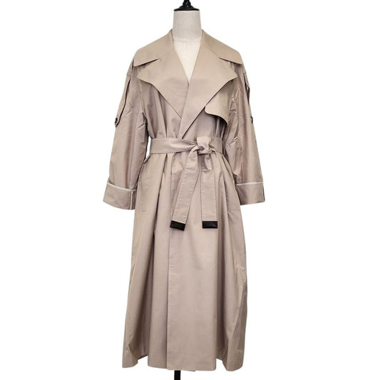 Max Mara the Cube Oversize Trench Rain Coat 36 Beige