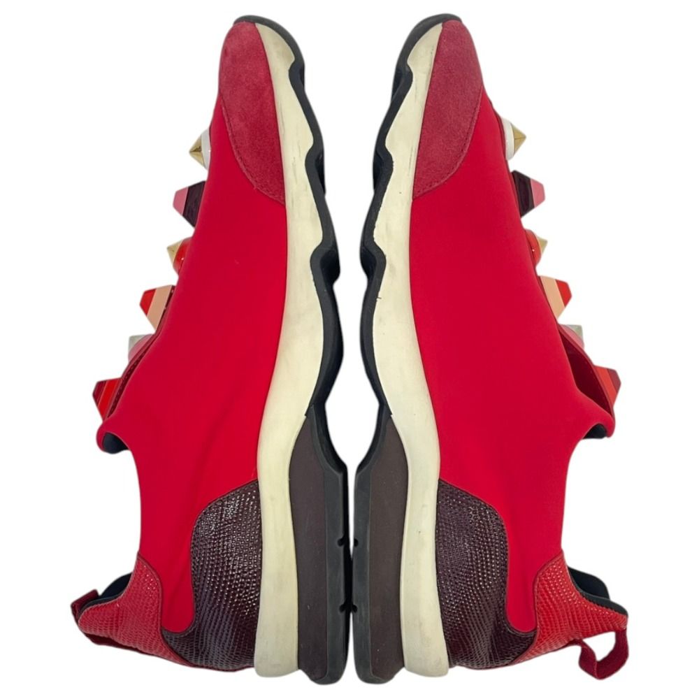 Fendi Rainbow Studded Neoprene Sneakers — view 5