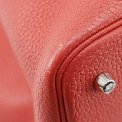 Hermes Picotin Lock 22 Taurillon Clemence Pink C Handbag — view 6
