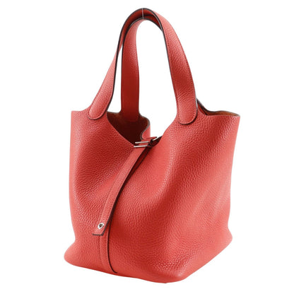 Hermes Picotin Lock 22 Taurillon Clemence Pink C Handbag — view 2