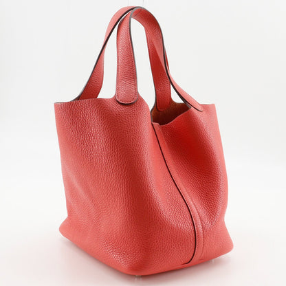 Hermes Picotin Lock 22 Taurillon Clemence Pink C Handbag — view 3