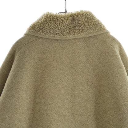 Miu Miu Cotton Fleece Zipper Jacket Beige — view 4