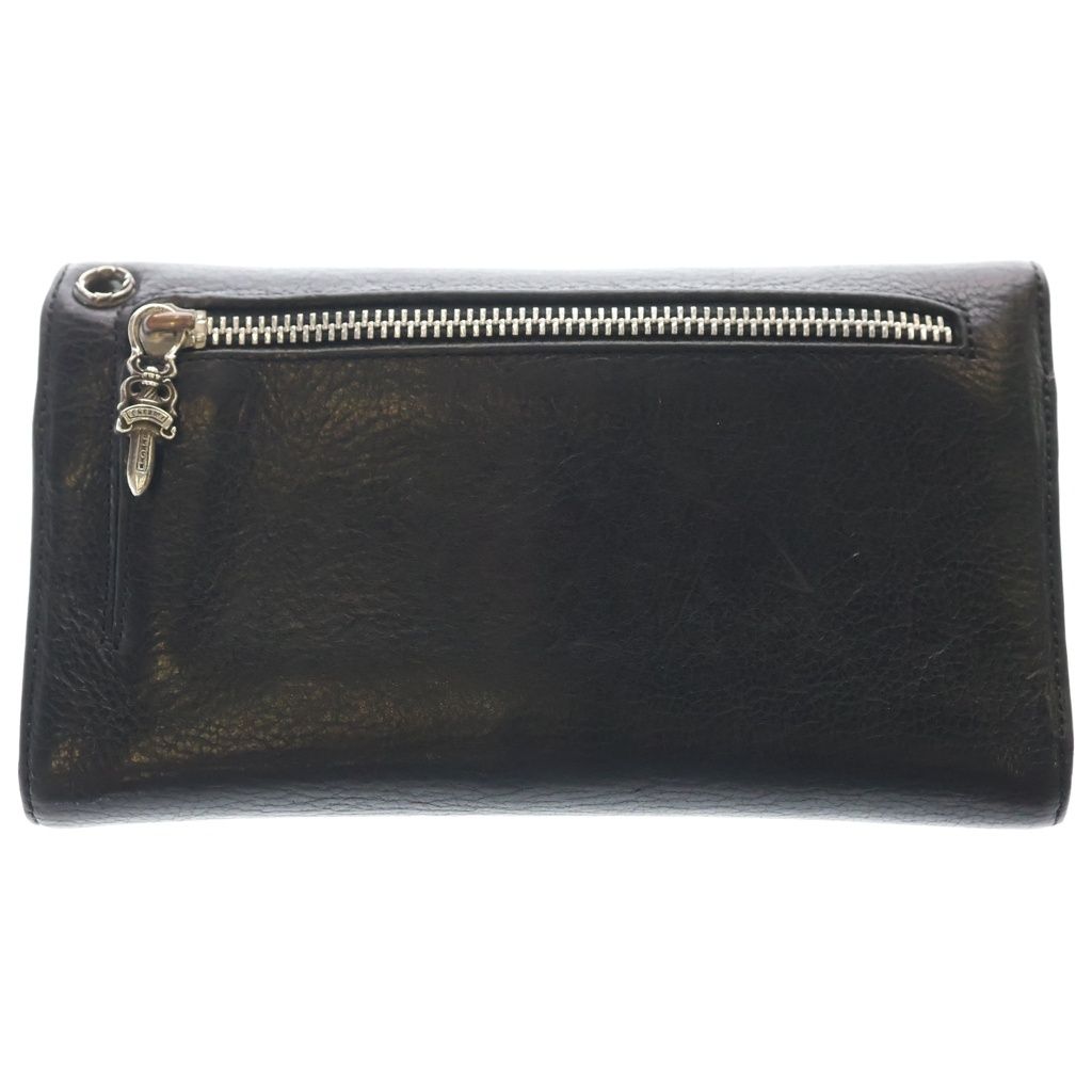 Chrome Hearts Wave Leather Wallet Black — view 2
