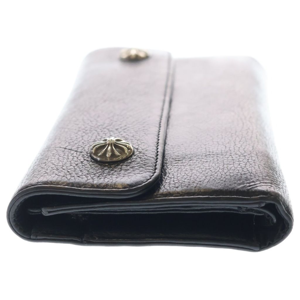 Chrome Hearts Wave Leather Wallet Black — view 3