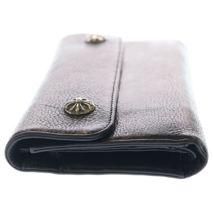 Chrome Hearts Wave Leather Wallet Black — view 3