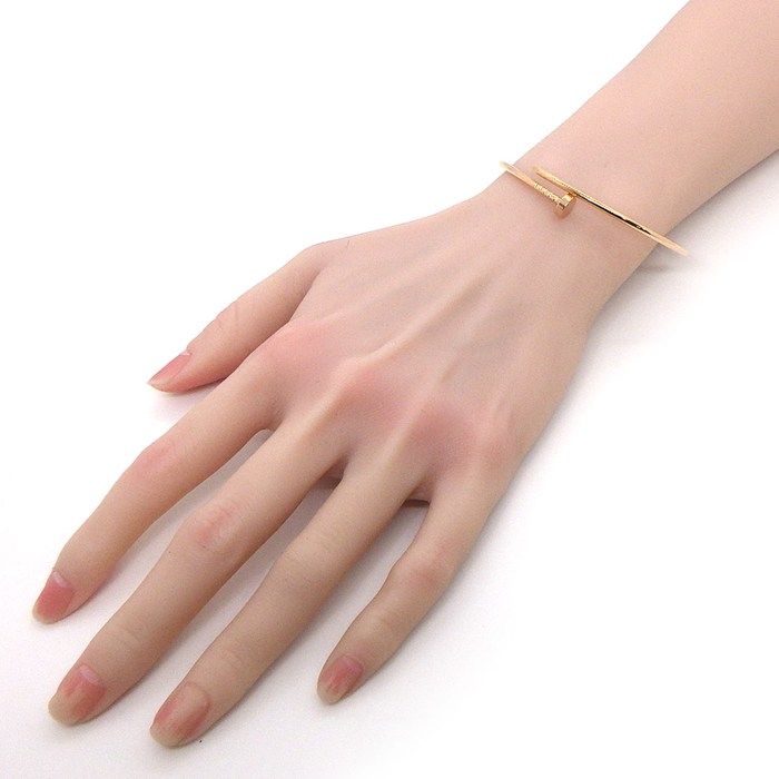 Cartier Bangle Juste un Clou SM Nail Motif 18K Pink Gold 19 Bracelet — view 5