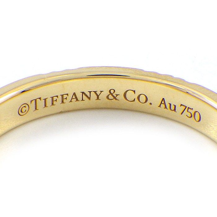 Tiffany & Co Ring Atlas Closed Narrow 18K Yellow Gold — view 3