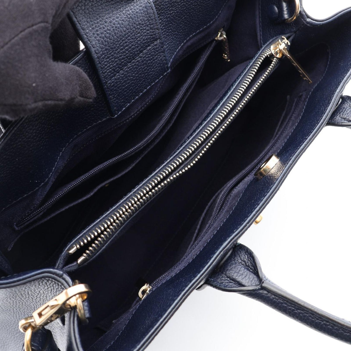 Chanel Tote Bag Neo Executive 2-Way Navy Leather — view 3