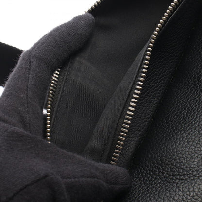 Dior Waist Bag Saddle Black Leather — view 5