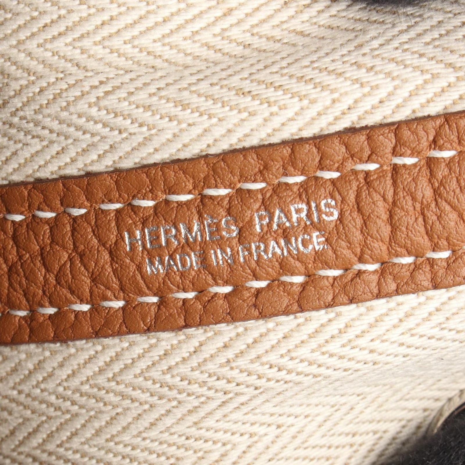 Hermes Tote Bag Garden Party TPM Gold — view 4