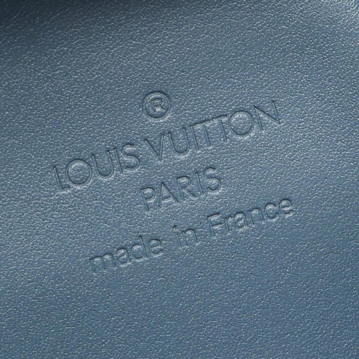 Louis Vuitton Shoulder Bag Afriolan Blue Leather — view 4