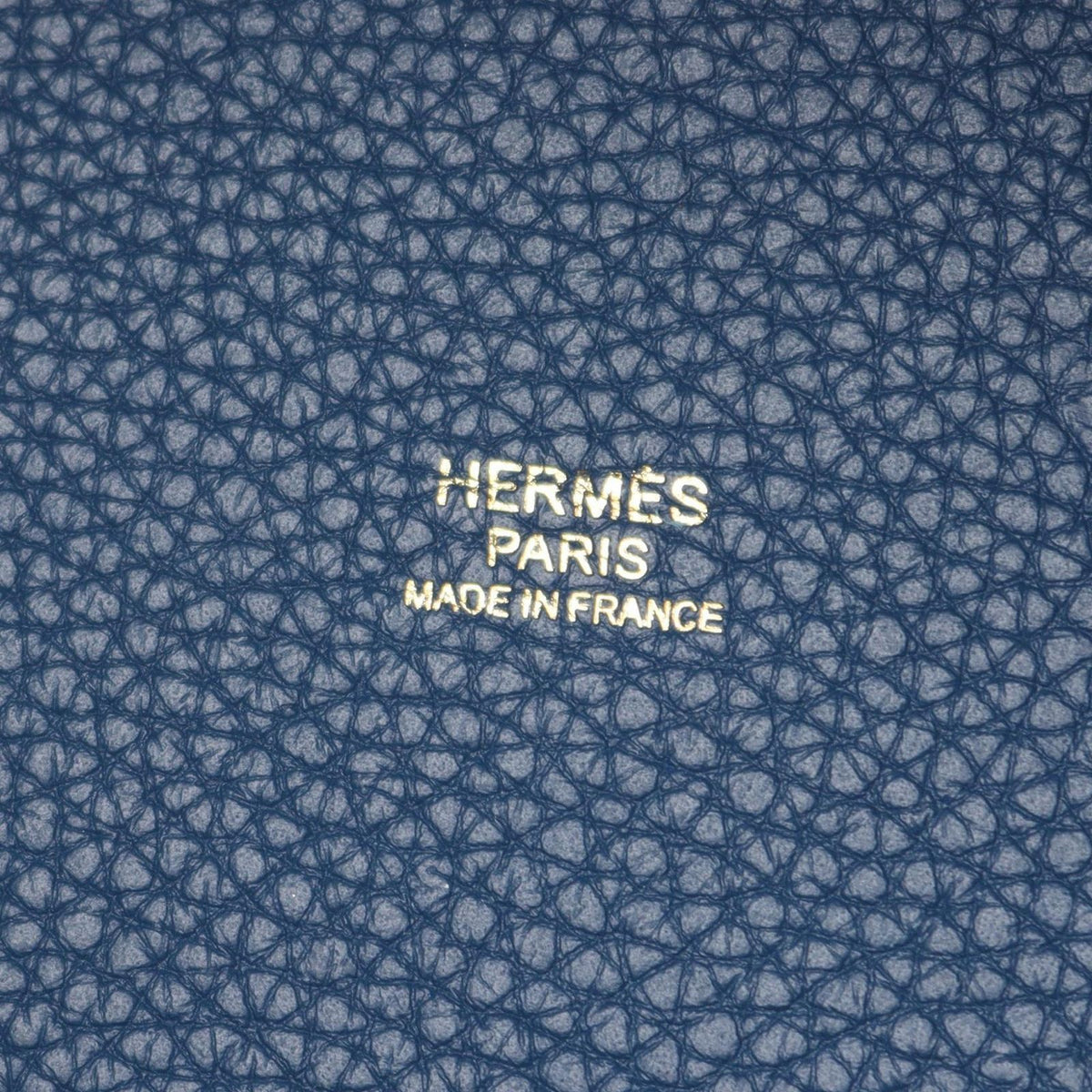 Hermes Handbag Picotin Lock MM Blue Brighton Leather — view 4