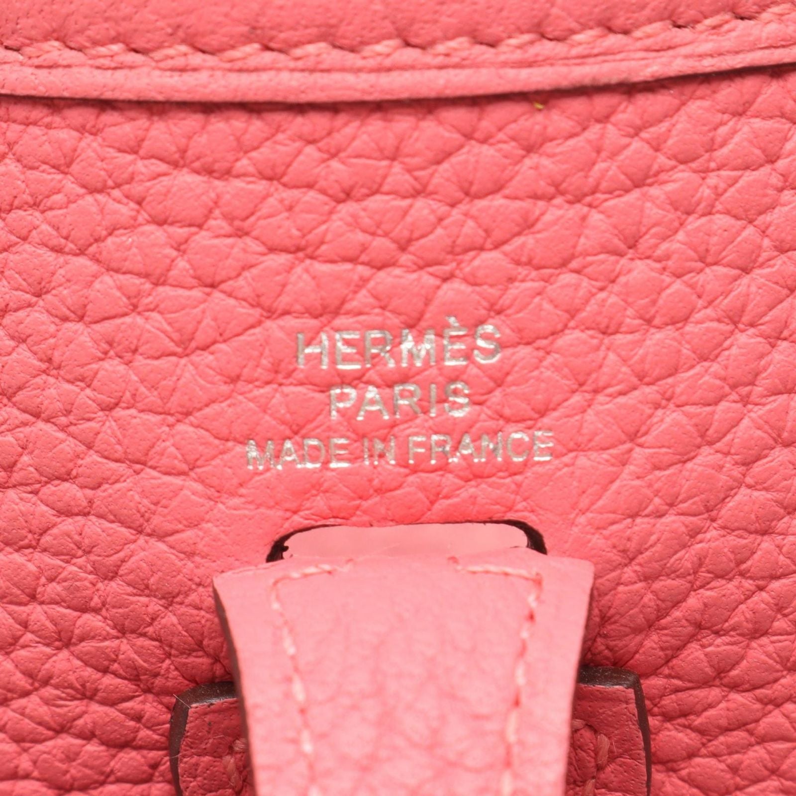 Hermes Shoulder Bag Evelyne TPM Amazon Rose Azalea Leather TPM — view 4