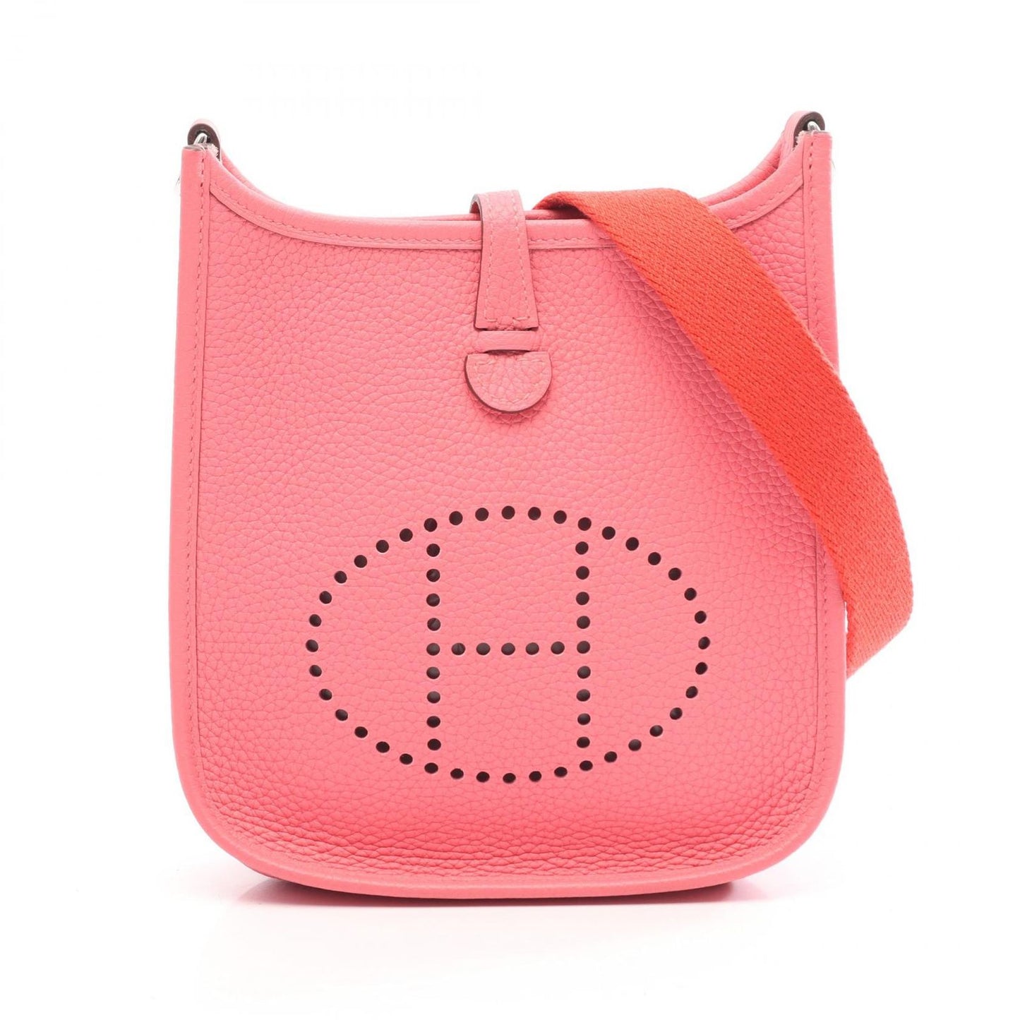 Hermes Shoulder Bag Evelyne TPM Amazon Rose Azalea Leather TPM