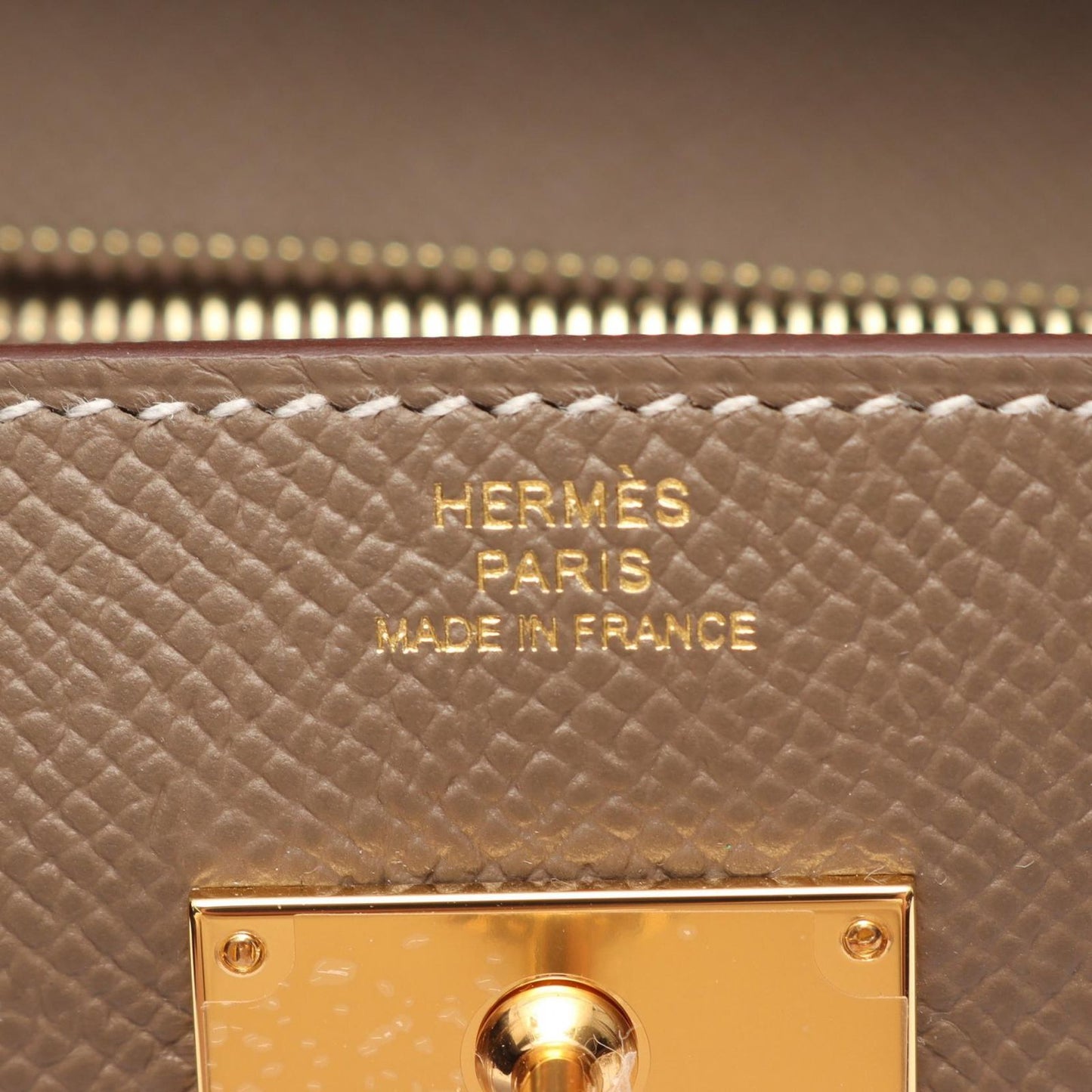 Hermes Shoulder Bag Kelly To Go Etoupe Leather — view 5