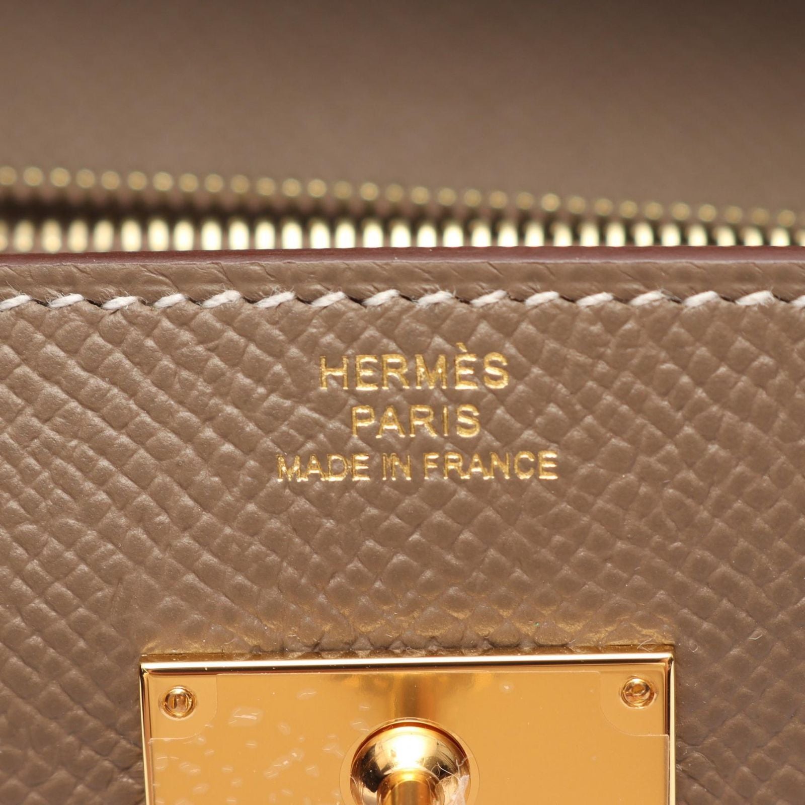 Hermes Shoulder Bag Kelly To Go Etoupe Leather — view 5