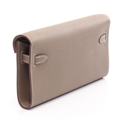 Hermes Shoulder Bag Kelly To Go Etoupe Leather — view 2