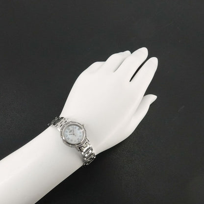 Hermes Cles Cl4 230 Watch Diamond Bezel White Shell Quartz Clipper — view 4
