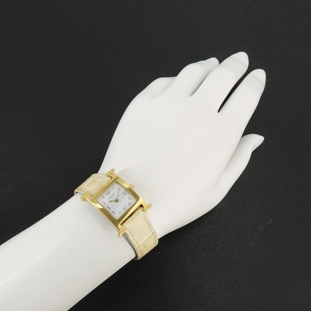 Hermes Watch Hh1 201 White Quartz — view 4