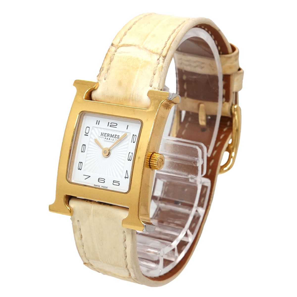 Hermes Watch Hh1 201 White Quartz — view 3