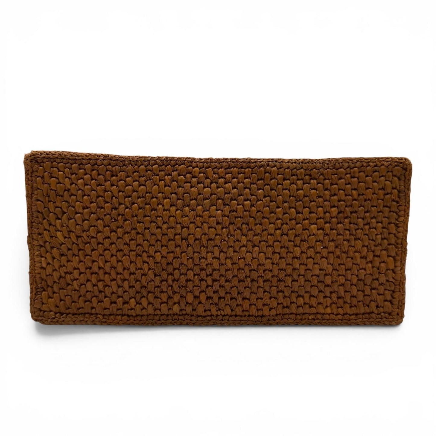 Loewe Font Tote Small Raffia Honey Gold Leather 2-Way Shoulder Bag — view 6