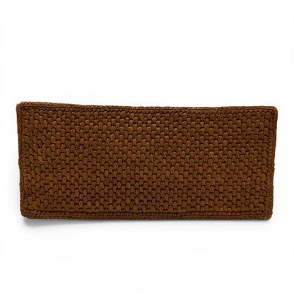 Loewe Font Tote Small Raffia Honey Gold Leather 2-Way Shoulder Bag — view 6