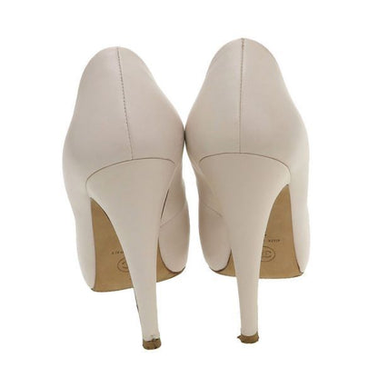 Chanel Pumps Heel Beige — view 3