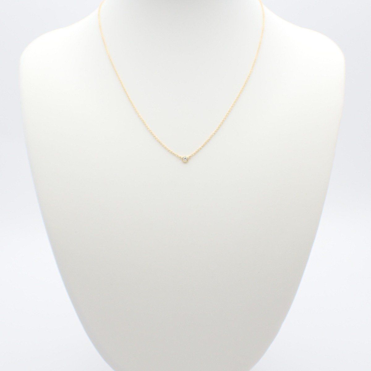 Tiffany & Co Elsa Peretti by the Yard Necklace 18K Yellow Gold Diamond 3.4 Pawn — view 8