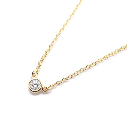 Tiffany & Co Elsa Peretti by the Yard Necklace 18K Yellow Gold Diamond 3.4 Pawn