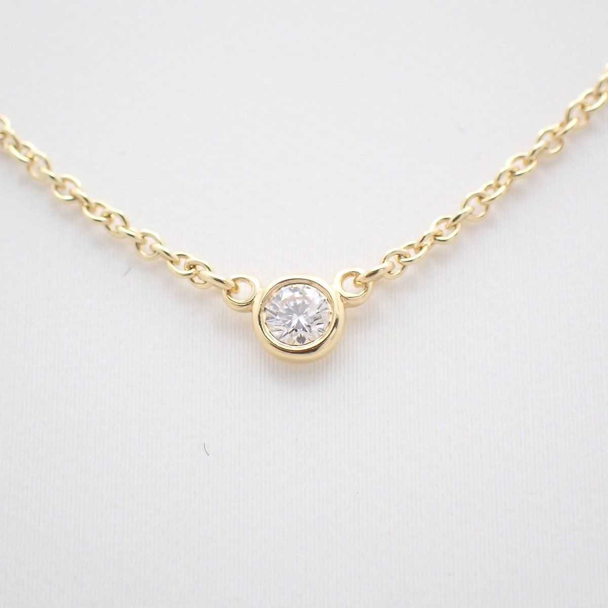 Tiffany & Co Elsa Peretti by the Yard Necklace 18K Yellow Gold Diamond 3.4 Pawn — view 7
