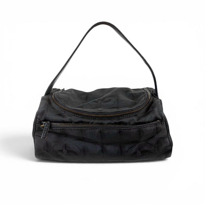 Chanel New Travel Line Vanity Pouch Black Nylon Canvas — view 2