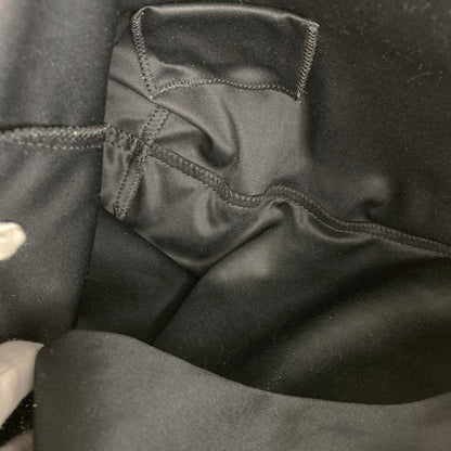 Fendi Tote Bag Cotton Jersey Leather Black Vintage — view 6