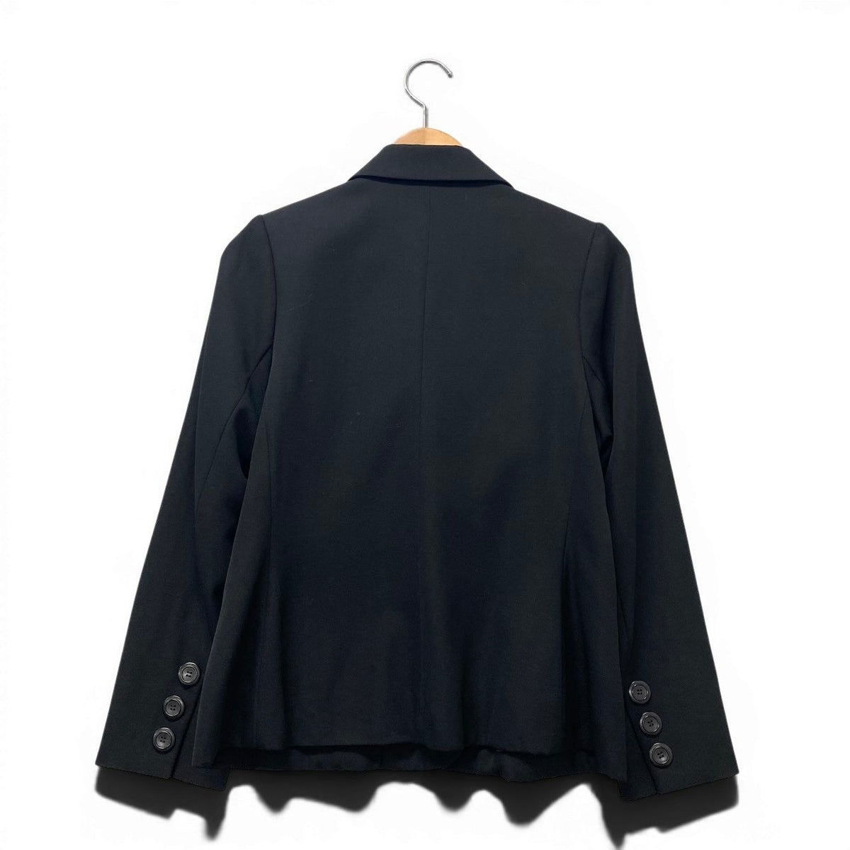 Saint Laurent Rive Gauche Vintage Terre Jacket 40 Black — view 3