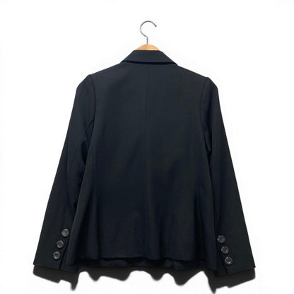 Saint Laurent Rive Gauche Vintage Terre Jacket 40 Black — view 3