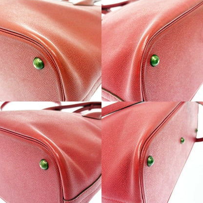 Hermes Courchevel Bolide 35 Gold Handbag Rouge — view 4