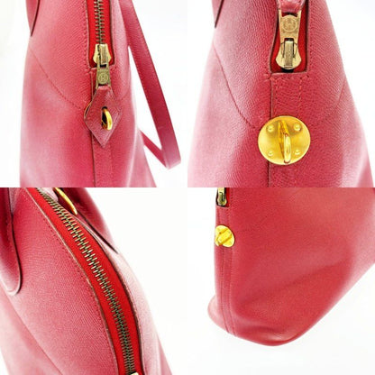 Hermes Courchevel Bolide 35 Gold Handbag Rouge — view 7