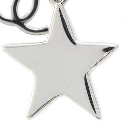 Chanel CC Logo Star Silver Necklace — view 6