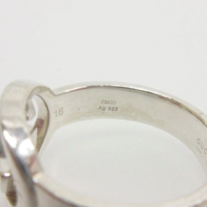 Gucci Interlocking G Ring 925 Sterling Silver — view 4