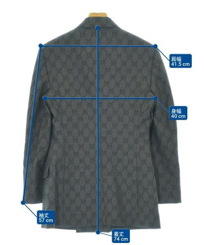 Gucci Tailored Jacket Gray — view 8