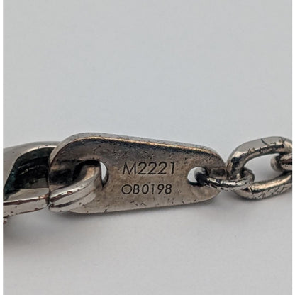 Louis Vuitton Corriem Necklace Silver Space Shuttle Rocket Moon — view 6