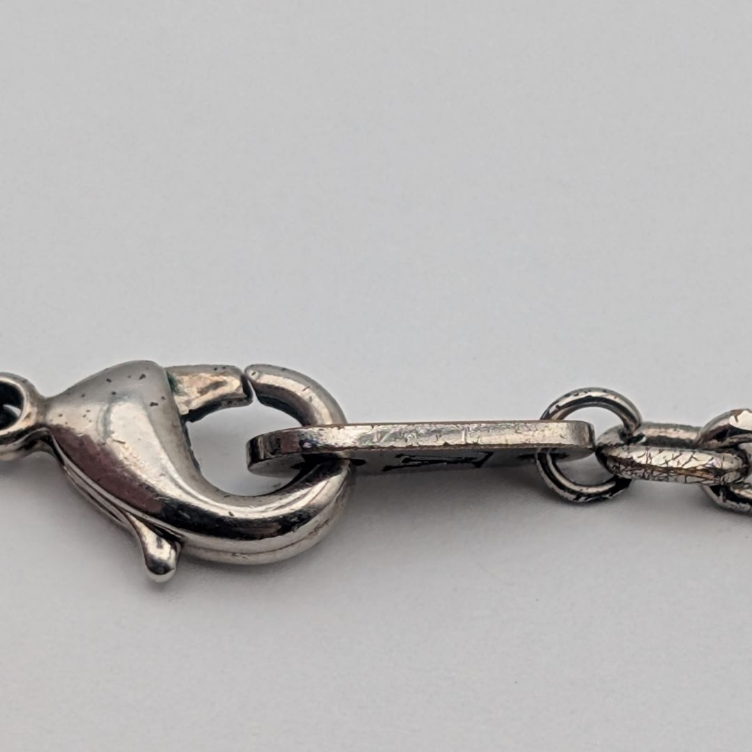 Louis Vuitton Corriem Necklace Silver Space Shuttle Rocket Moon — view 5